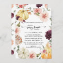 Search for pink and orange baby shower invitations Watercolor floral