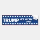 Search for types bumper stickers White