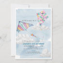 Search for kite birthday invitations Blue