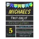 Search for first day of school posters Kindergarten