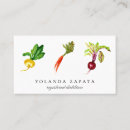 Search for vegetable business cards Unique