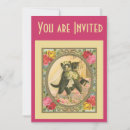 Search for cat bride and groom invitations Vintage