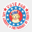 Search for yellow stars on red stickers Patriotic