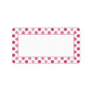 Search for blank return address labels Pink