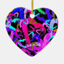 Search for fuchsia christmas tree decorations Heart