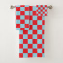 Search for checkered bath towels Pattern