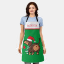 Search for dachshund dog aprons Xmas