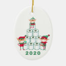 Search for social distancing christmas tree decorations Toilet paper