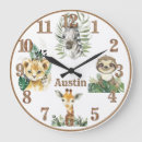 Search for jungle nursery clocks Safari