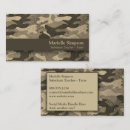 Search for camouflage business cards Hunting