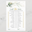 Search for foliage flyers Bridal shower