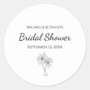 Search for palm tree bridal shower stickers Modern
