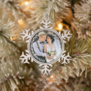 Search for pewter photo christmas tree decorations Husband and wife