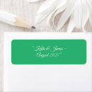 Search for minted return address labels Mint green