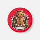 Search for gingerbread man magnets Christmas tree