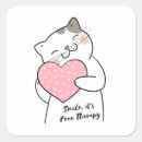 Search for cat pun stickers Kawaii