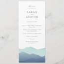 Search for mountain wedding programmes Blue