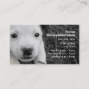 Search for kennel business cards Veterinarian