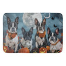 Search for boston terrier bath mats Pumpkin