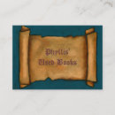 Search for scroll business cards Antique