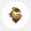 Search for lions head stickers Wildlife