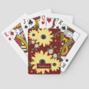 Search for fall playing cards Floral