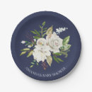 Search for white flower plates Party