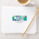 Search for blue polka dots return address labels Bold