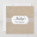 Search for rustic first communion invitations Country