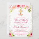 Search for peony first communion invitations Cross
