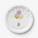 Search for balloons paper plates Gold