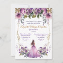 Search for lavender quince invitations Mis quince años
