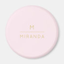 Search for monogram magnets Blush pink