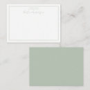 Search for sage green note cards Modern