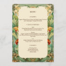Search for art nouveau menus Botanical