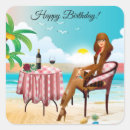 Search for hawaiian birthday party stickers Island