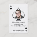 Search for poker business cards Spade