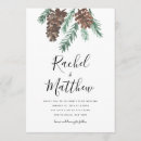 Search for pinecone wedding invitations Rustic