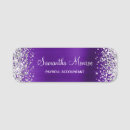 Search for the violet name tags Employee