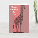 Search for animal sketch cards Giraffe