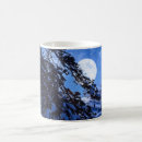 Search for snowy night mugs Blue