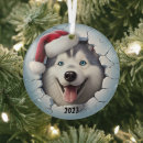 Search for husky christmas tree decorations Xmas