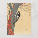 Search for vintage bird paintings postcards Ohara koson