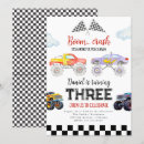 Search for monster trucks invitations Modern
