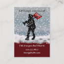 Search for snow shoveling business cards Winter