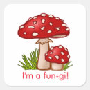 Search for red mushroom stickers Amanita muscaria