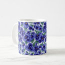 Search for blue floral coffee mugs Pretty