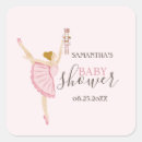 Search for pink ballerina baby shower stickers Nutcracker