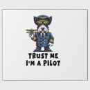 Search for pilotes wrapping paper Funny