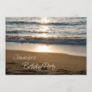 Search for sunset birthday invitations Sea